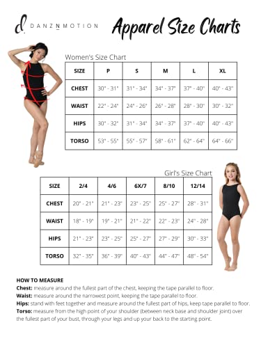 Danz N Motion Women Mock Neck Tank Leotard 22125A (Black, Small)