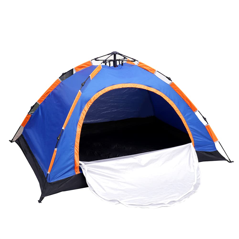 defdong Camping Pop up Tent 2 People, Waterproof and Windproof Family Tents for Camping, 2 in 1 for Outdoor & Travel, 60s Setup, Ventilated Windows, Portable Carry Bag