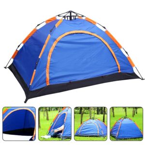 defdong Camping Pop up Tent 2 People, Waterproof and Windproof Family Tents for Camping, 2 in 1 for Outdoor & Travel, 60s Setup, Ventilated Windows, Portable Carry Bag