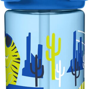 CamelBak eddy+ 14oz Kids Water Bottle with Tritan Renew – Straw Top, Leak-Proof When Closed, Road Trip Dinos