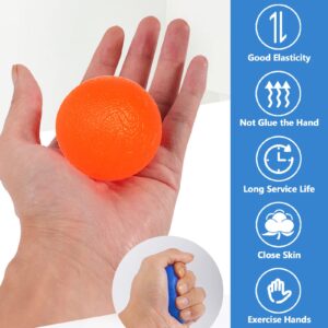 Strеss Relief Balls 1.97 In Squeeze Exercise Stress Balls, 3 Gel Hand Balls for Arthritis Hand, Finger, Grip Strengthening and Stress Relief (Round)