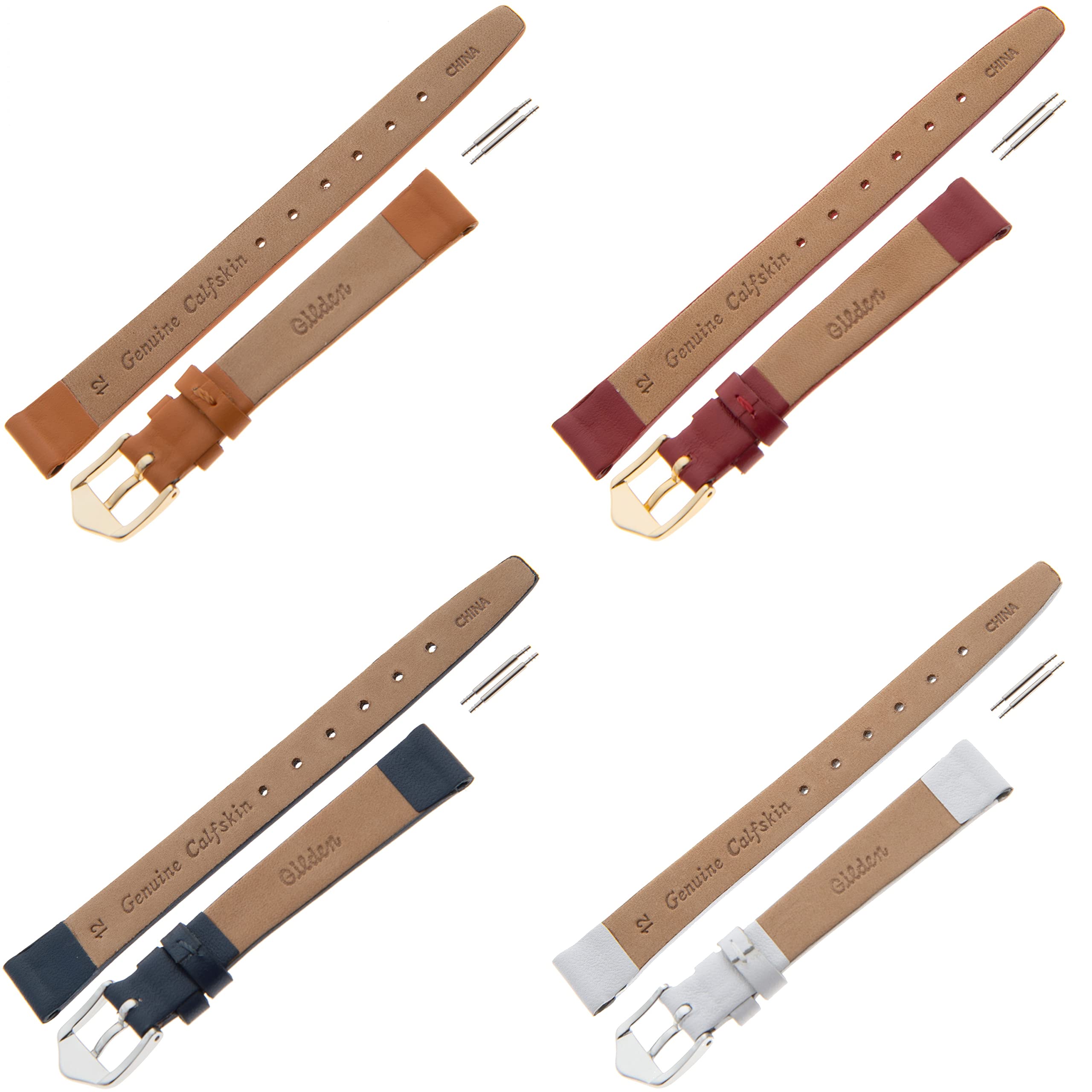 Gilden F60 14mm Bundle: Tan, Red, Navy, White