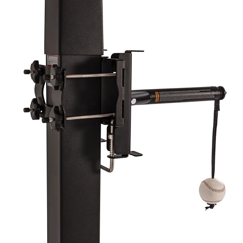 Silverback Portable Baseball Swing Trainer with Lock ‘n Rock Technology,Black