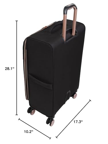 it luggage Divinity II 28" Softside Checked 8 Wheel Spinner, Black