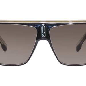 Carrera 22/N Black Gold/Brown Shaded 63/12/130 men Sunglasses