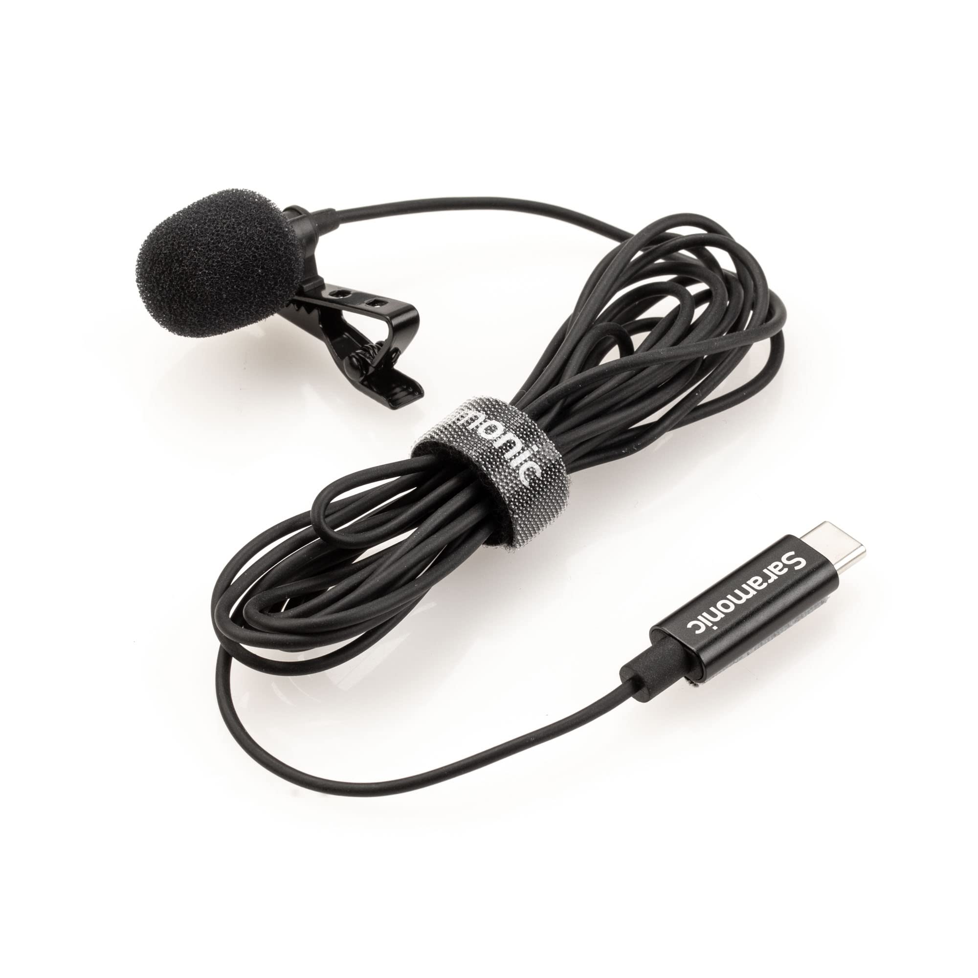 Saramonic LavMicro-U Professional Lavalier Microphone for iPhone 15, Android & iPad with USB-C & Computers with USB or USB-C with 6.6' Cable for Vlogging, Interviews, YouTube, TikTok, Live Streaming