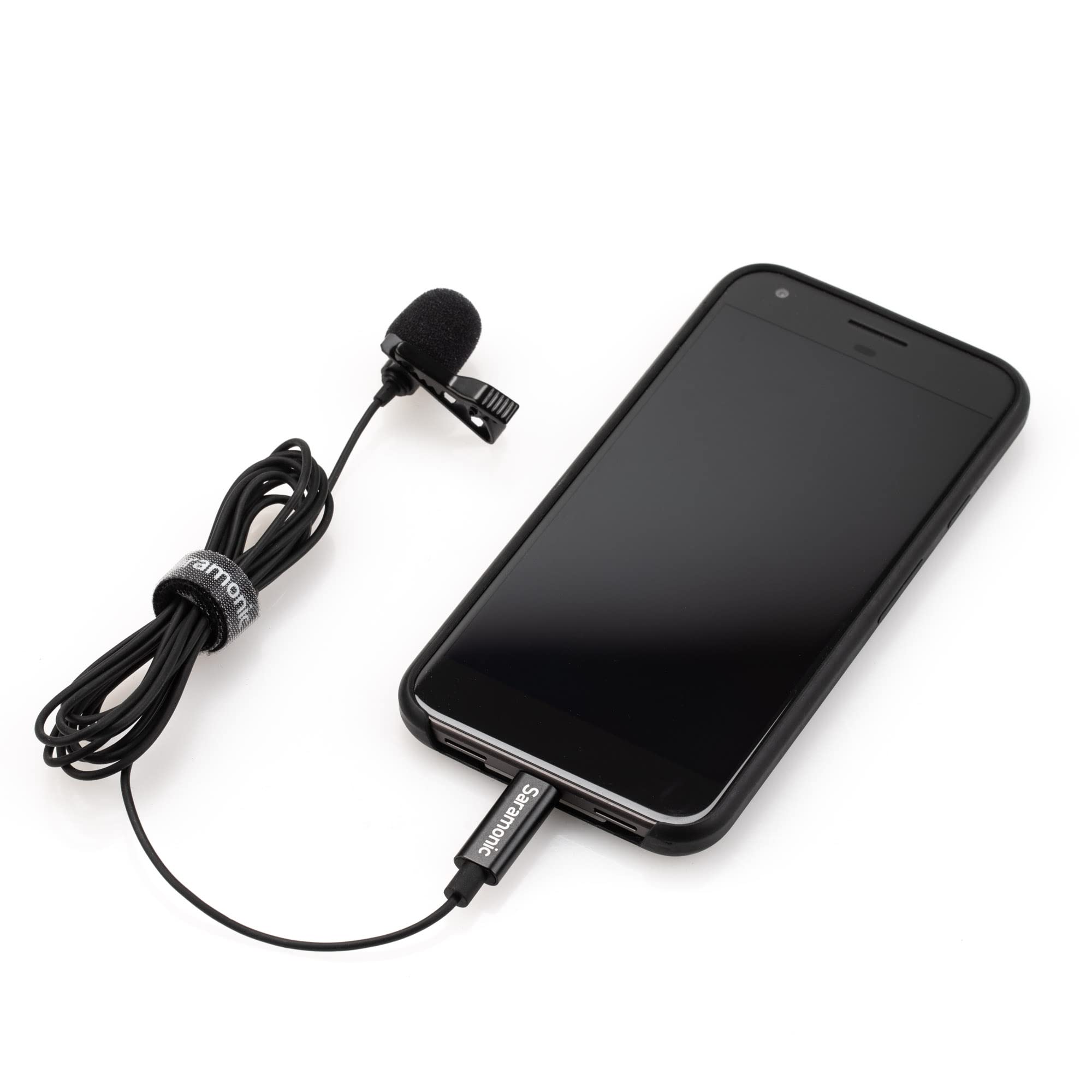 Saramonic LavMicro-U Professional Lavalier Microphone for iPhone 15, Android & iPad with USB-C & Computers with USB or USB-C with 6.6' Cable for Vlogging, Interviews, YouTube, TikTok, Live Streaming