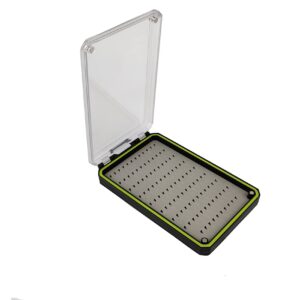 Fly Box Magnet Waterproof Fly Fishing Box Smart Pocket Size Fishing Storage Fishing Tackle Case(M)