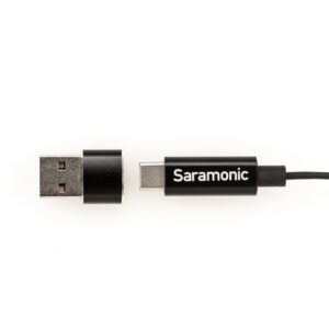 Saramonic LavMicro-U Professional Lavalier Microphone for iPhone 15, Android & iPad with USB-C & Computers with USB or USB-C with 6.6' Cable for Vlogging, Interviews, YouTube, TikTok, Live Streaming