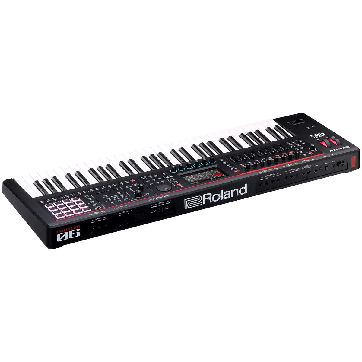 Roland Synthesizer (FANTOM-06),Black, 61-Key