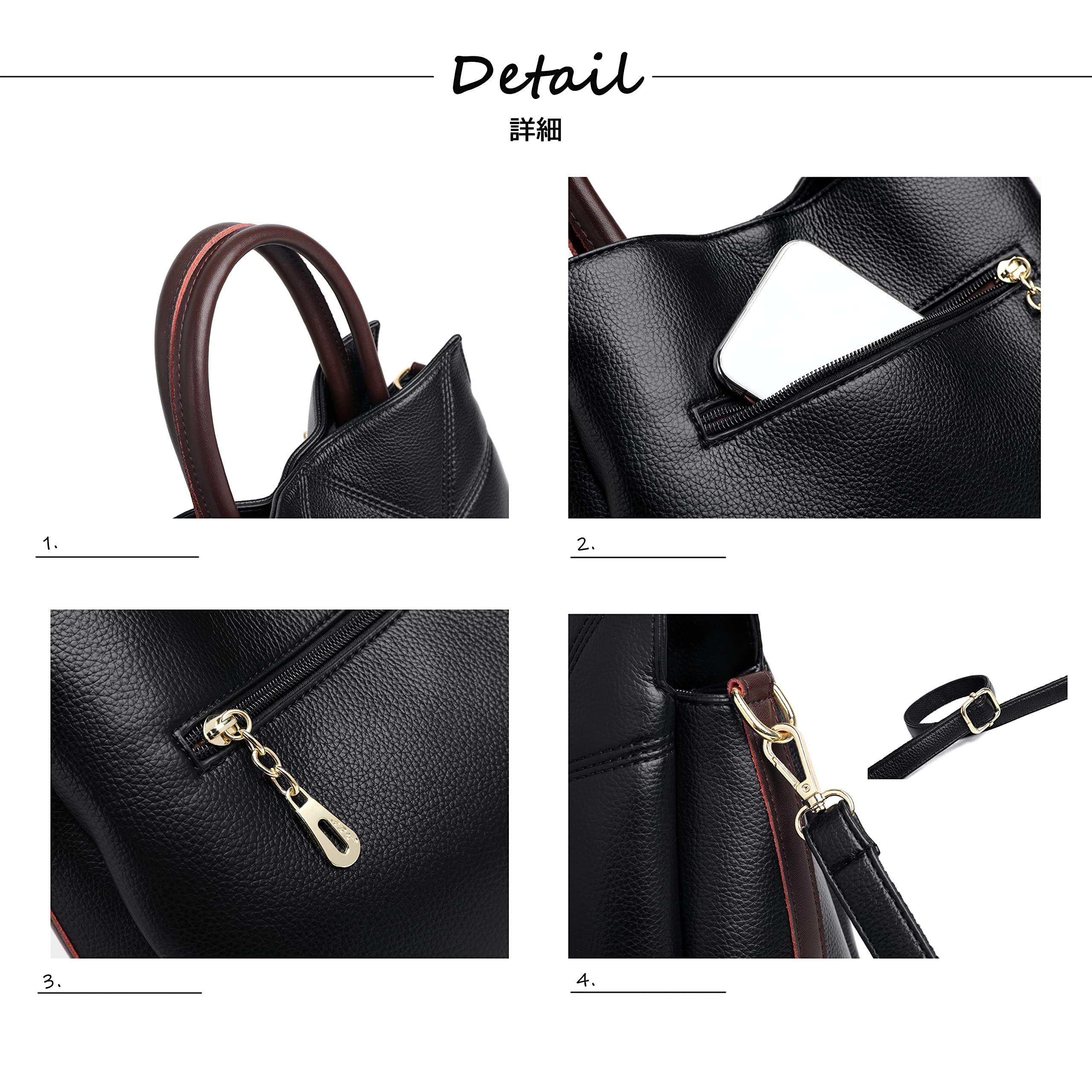 FSD.WG Womens Shoulder Bag Ladies Leather Purse and Top Handle Satchel Fashion Crossbody Bag