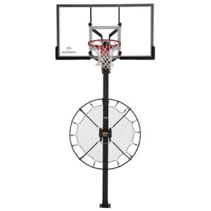 Silverback Multi-Sport Training Rebound Passback Net - Basketball Rebounder - Multisport Rebounder,Black