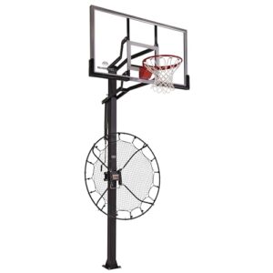 Silverback Multi-Sport Training Rebound Passback Net - Basketball Rebounder - Multisport Rebounder,Black