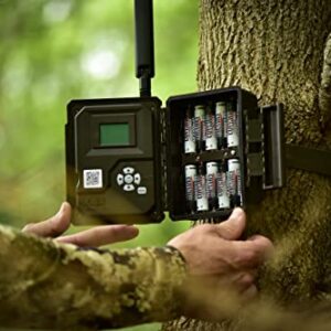 Covert Scouting Cameras WC20-V (Verizon Wireless) 4G LTE Cellular Game & Trail Camera for Hunting Deer and Wildlife – 20mp High-Res Images & 1080p Videos Transmitted to Mobile App, CC0012