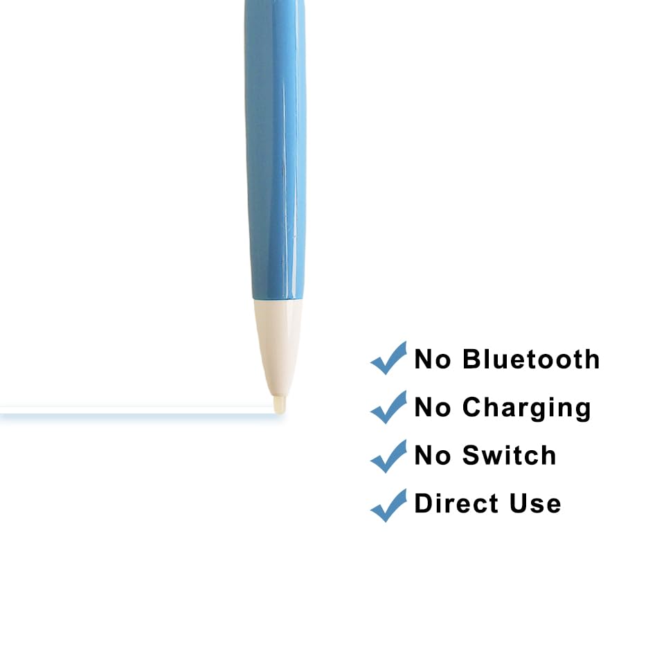 PEGLY Universal Touch Stylus Big Pen for Nintendo DSi XL LL Blue and White Color Package 5 Pieces