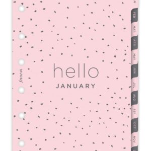 Filofax Pocket Confetti Week to View Diary, organizer diary, 2023, diary refill, calendar, White