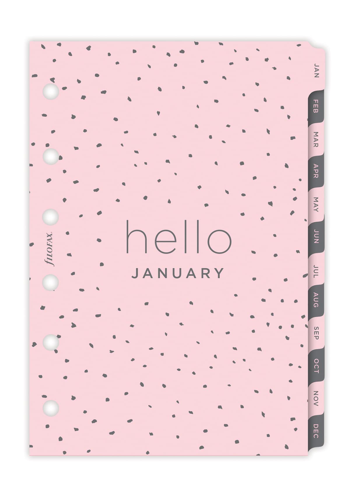 Filofax Pocket Confetti Week to View Diary, organizer diary, 2023, diary refill, calendar, White