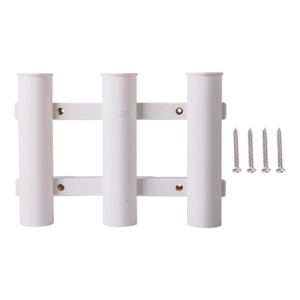 Goture Fishing Rod Holder Bracket 3 Rods Tube Plastic Fishing Rod Racks Holder Fishing Tackle Tool