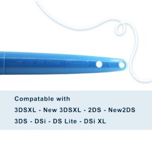 PEGLY Universal Touch Stylus Big Pen for Nintendo DSi XL LL Blue and White Color Package 5 Pieces