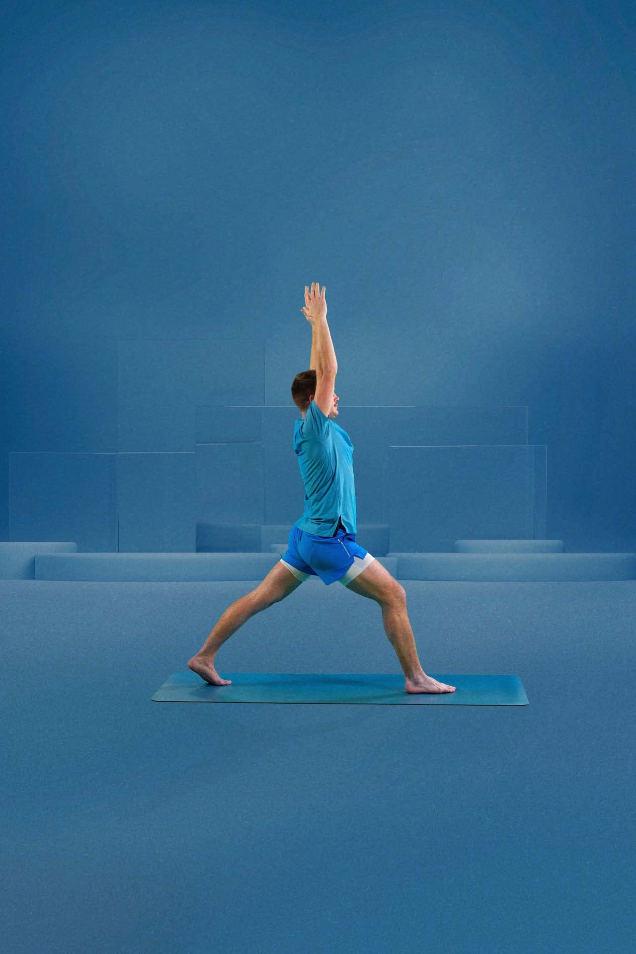 PU Yoga Mat (Blue)