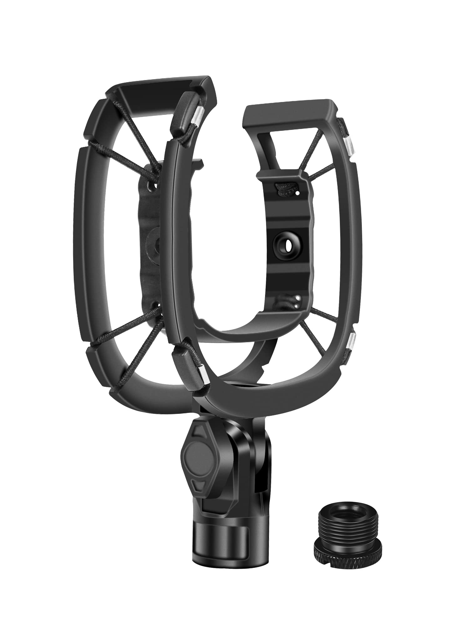 Borenbuir Wave Shock Mount, [Custom Built for Wave Mic] Anti-Vibration Suspension Shock Mount Holder Clip Compatible with Elgato Wave:1 and Wave:3 Microphones