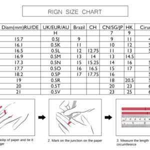 Couple Rings Crown Ring Matching Ring Heart Cz Womens Wedding Ring Sets for Him and Her Crown Ring（Please Buy 2 Rings for 1 Pair）