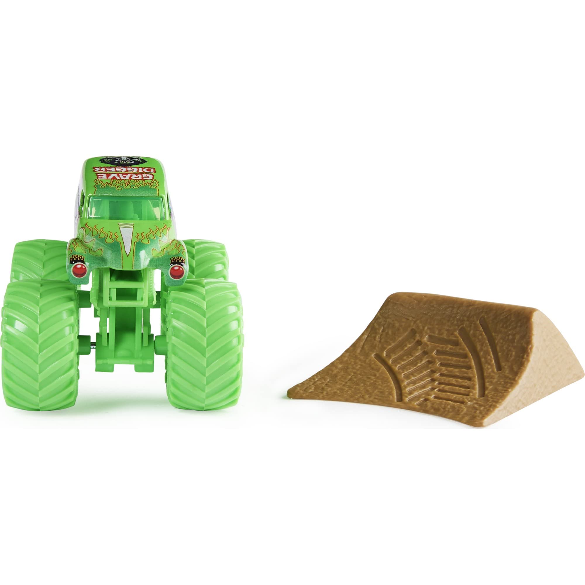 Monster Jam 2022 Spin Master 1:64 Diecast Truck with Bonus Accessory: Hyper Fueled Grave Digger