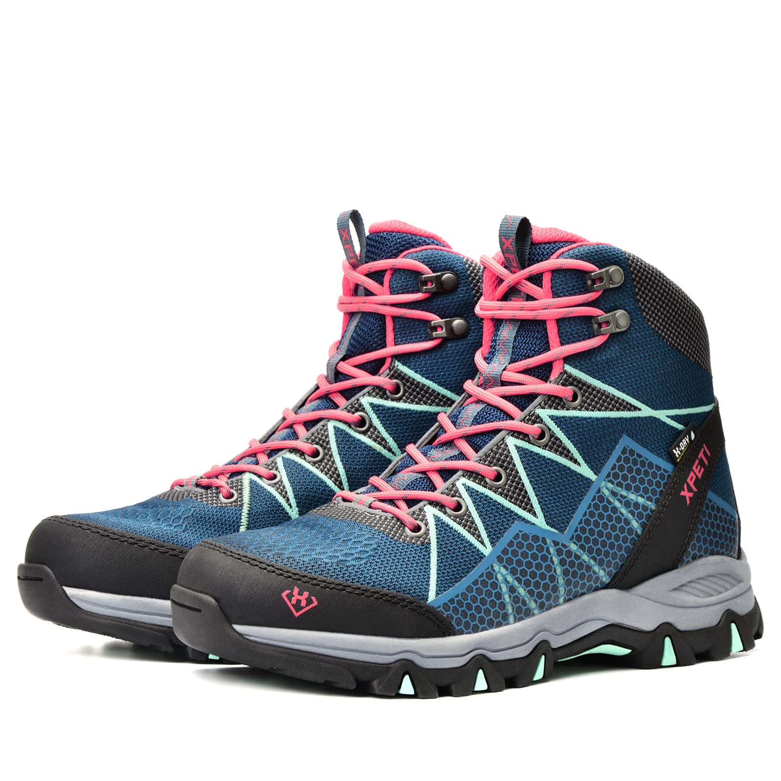 XPETI Women’s Infinity Mid Light Hiking Boot (Blue)