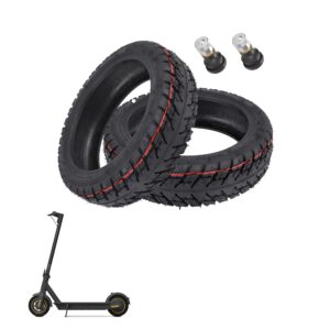 RidTianTek 60/70-6.5 All Terrain Tubeless Tire for Segway Ninebot Max G30 Series Electric Scooter Rear Front Tire Non-Slip Off Road Vacuum Tire (2 PCs)