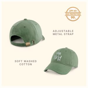 Be Kind Trendy Womens Baseball Cap Unisex Fashion Cotton Polo Style Fun Inspirational Saying Seasonal Headwear (Green Tea)