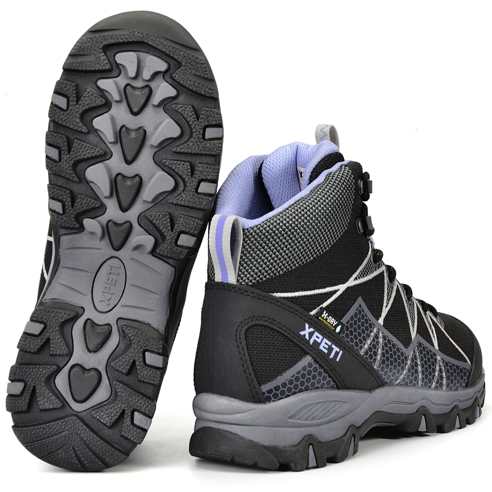 XPETI Women’s Infinity Mid Light Hiking Boot (Black)