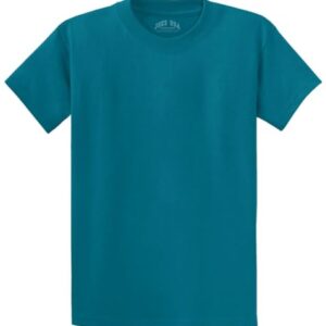 Joe's USA Men's 100% Cotton T-Shirts,Teal Size 5XL