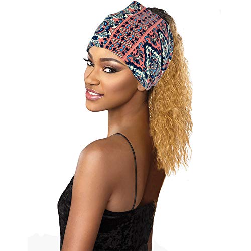 Efdagsad Boho Knotted Wide Headbands and Head Wraps for Women - African Style Elastic Yoga Hair Accessories