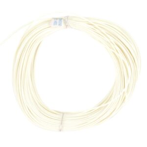 CLAM 16855 Rattle Reel Line (Glow White) - 75 Feet