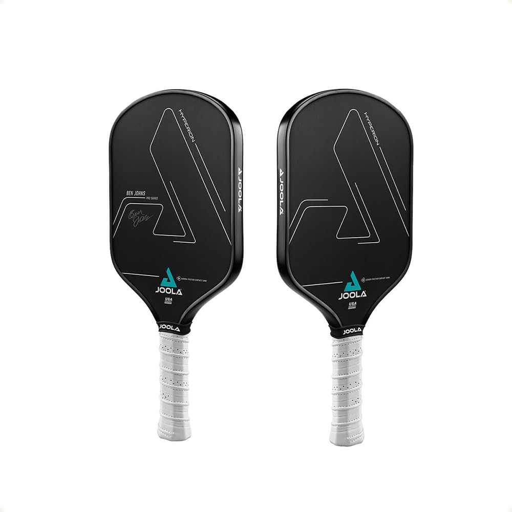 JOOLA Ben Johns Hyperion CFS Pickleball Paddle - Carbon Surface with High Grit & Spin, Elongated Handle, USAPA Approved Ben Johns Paddle