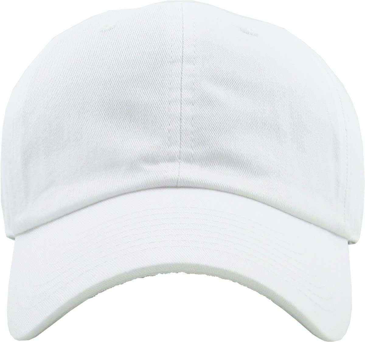 Premium Baseball Cap KB4006 / Custom Hats/Embroidery Hats/Monogram Hats (White), One Size-Large