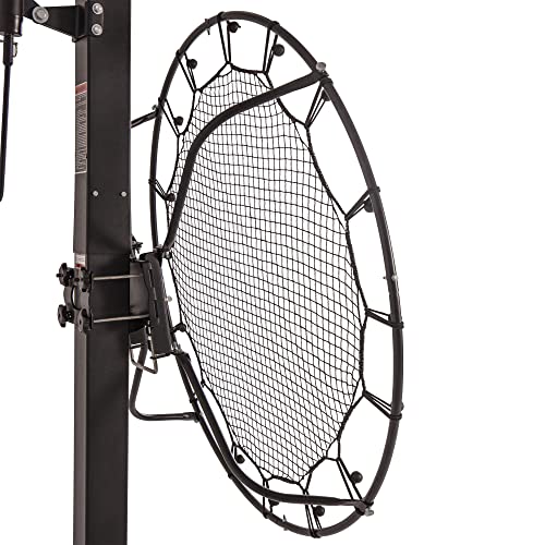 Silverback Multi-Sport Training Rebound Passback Net - Basketball Rebounder - Multisport Rebounder,Black