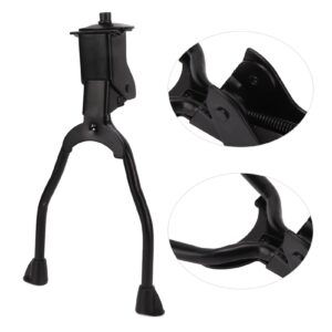 LAJS Bike Kickstand, Center Mount Bike Kickstand Double Leg Bicycle Stand Adjustable Foldable Anti Slip, Bicycle Kickstand Bike Stand for Most 26" and Above Bicycle, Double Leg Bike Kickstand