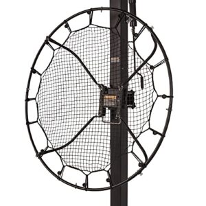 Silverback Multi-Sport Training Rebound Passback Net - Basketball Rebounder - Multisport Rebounder,Black