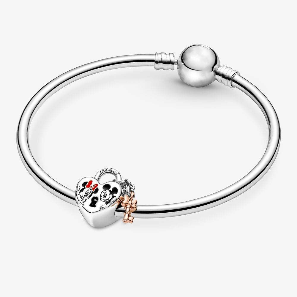 Meteor Crush Mouse Love Dangle Charm 925 Sterling Silver Bead for Pandora Bracelets