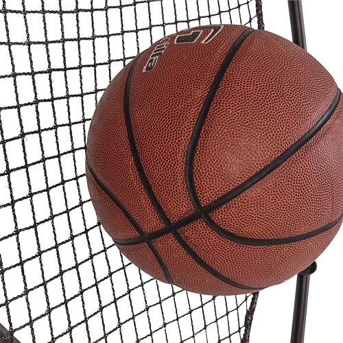 Silverback Multi-Sport Training Rebound Passback Net - Basketball Rebounder - Multisport Rebounder,Black