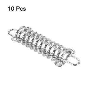 MECCANIXITY Tent Spring Buckle, 120x37mm Heavy Type Stainless Steel Rope Tensioner Accessories for Awning Tarps Wire Racks, Pack of 10