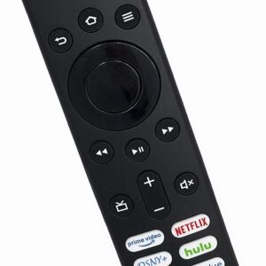 Universal Remote Control for All Toshiba Smart TV and Insignia Smart TVs with 6 Shortcut Buttons