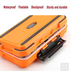 FASPLORE Fishing Tackle Box Floating Storage Box Waterproof Portable Tackle Box.