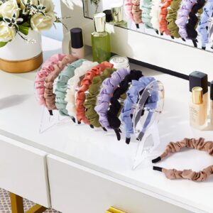 Suneerplay Headband Holder Clear, Acrylic Headband Organizer, Headband Holder Organizer, Headband Display Stand, Headband Storage Stand, Hairband Stand for Women and Girls