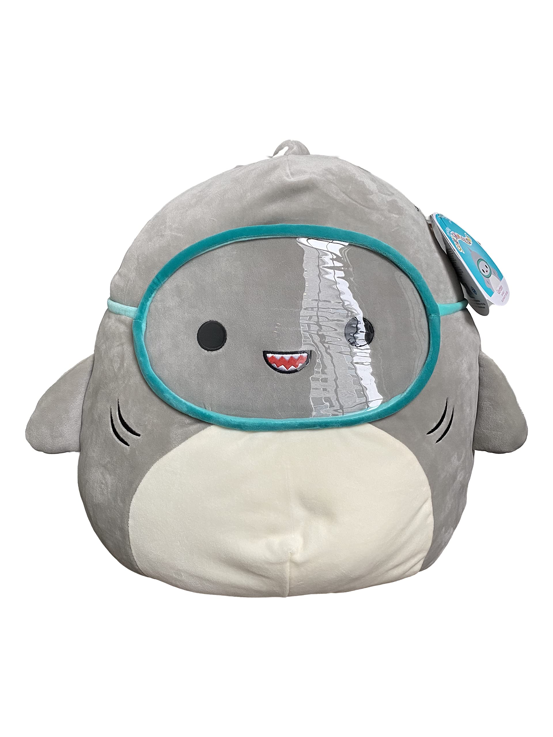 Squishmallows Official Kellytoy Squishy Soft Plush Toy Animal (16 Inch, Gordon The Shark)