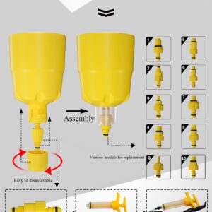 CYCEARTH Bicycle Hydraulic Disc Brake Oil Bleed Kit for All Brakes Shimano,SRAM,AVID,TEKTRO,MAGURA,Hayes,Bike Brake Repair Tool (Standard)