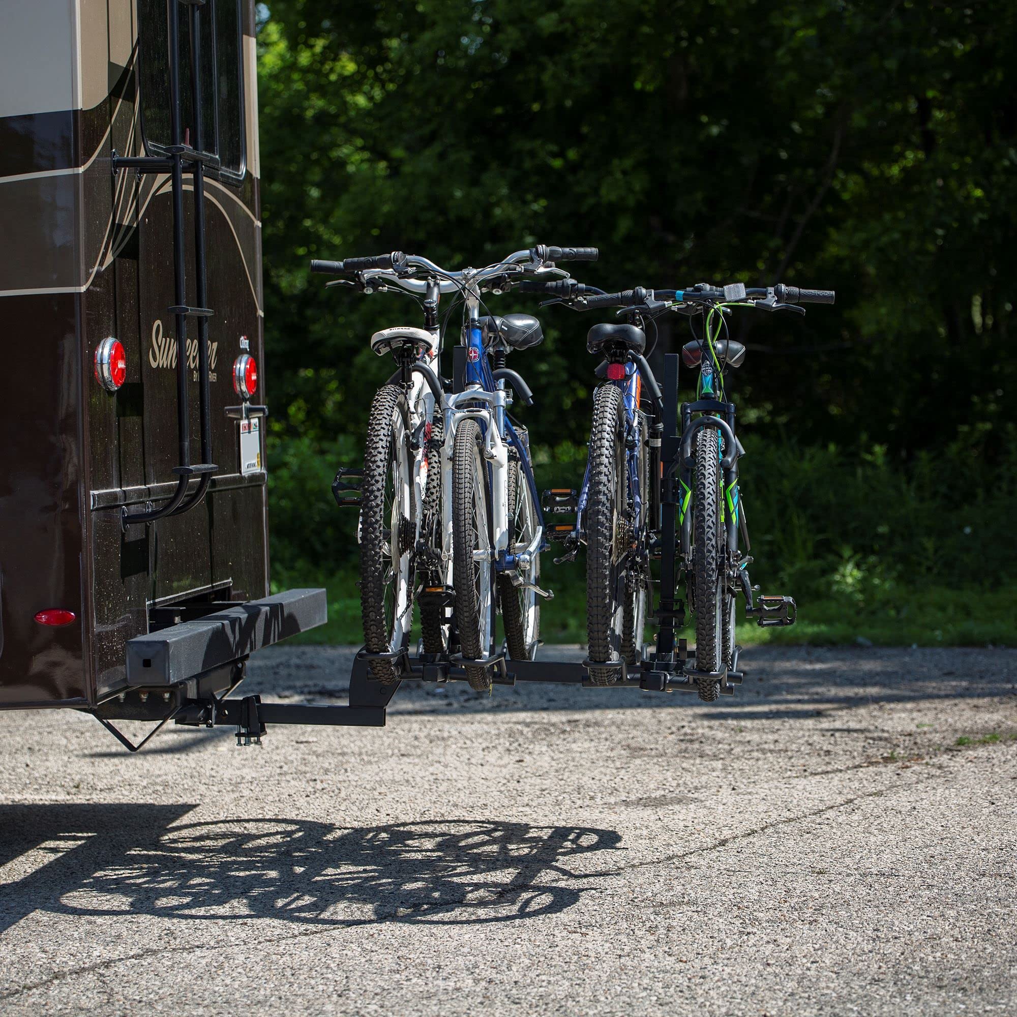 ELEVATE OUTDOOR Hitch Platform Bike Rack for RVs - 4 Bike