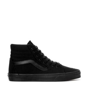 Vans SK8 Hi Black/Black Canvas Mens US 6