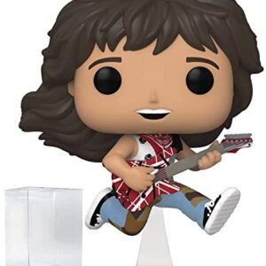 POP Rocks: Eddie [Van] Halen with Guitar Funko Vinyl Figure (Bundled with Compatible Box Protector Case)